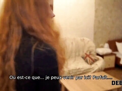 デカチン, フェラチオ, Hd, 自家製, お金, 赤毛, ラフ, ティーン