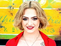 Leie, Blondine, Fingern, Masturbation, Milf, Natürlichen titten, Solo, Entkleiden