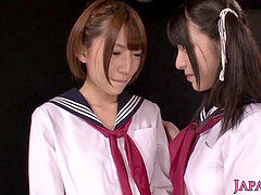 Penetracion con dedos, Japonés, Lesbiana, Pequeña