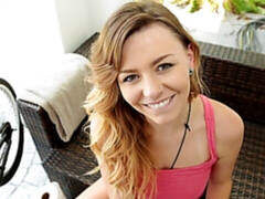 Enthousiasteling, Kont, Blond, Pijpbeurt, Handbeurt, Gezichtspunt, Geschoren, Tiener