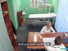 Fake Hospital (FakeHub): Blonde with big tits wants to be a nurse