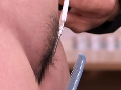 Fetiche, Hd, Japonés, Afeitado, Medias largas