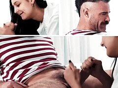 Braunhaarige, Spermaladung, Behaart, Hd