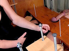 first-timer. Last day he couldn't spunk, Today he jizzes Twice