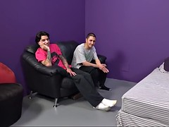 美女, デカチン, 茶髪の, グループ, ハードコア, ポルノスター, 現実