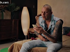 カップル, オナニー, 熟年, 淫乱熟女, 乳首, 馬乗り, ソフトコア, フェラする