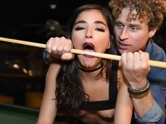 In den arsch, Arsch, Blasen, Braunhaarige, Handjob, Interrassisch, Mann mann frau, Jungendliche (18+)