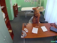 Stel, Sperma, Arts, Hondjeshouding, Vingeren, Verpleegster, Uniformpje, Bekijker