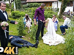 結婚, 巨乳な, 浮気者, チェコ, Hd, 公共, ストッキング, 結婚式