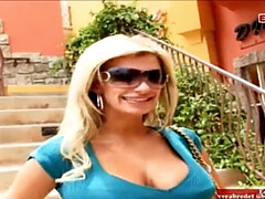 デカパイ, イギリス人, ヨーロピアン, ヒール, 淫乱熟女, ガリガリ, タトゥー, オッパイの