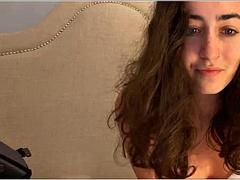 Camgirl feet: Amateur, Brunette  Solo Porn