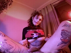 My Femdom Goth Neighbor Pegging Me And Tested Her New Toy On Me
