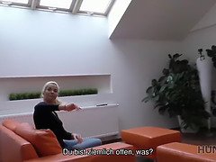Nikky, the blonde Czech pornstar, gets her casting couch treatment in HD