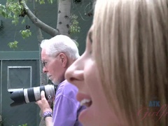 素人, 浴室, ブロンド, 茶髪の, ピアス, ハメ撮り, オマンコ, 剃毛