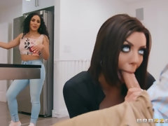 Braunhaarige, Vollbusig, Kehlenfick, Freundin, Milf, Muschi, Rasiert, Titten
