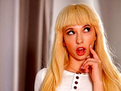 お尻, ブロンド, フェラチオ, 手コキする, オナニー, ガリガリ, ティーン, スカートのぞき