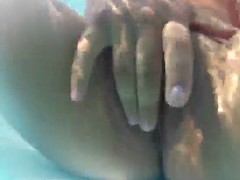 Tussi, Bikini, Paar, Gruppe, Lecken, Im freien, Pool, Realität