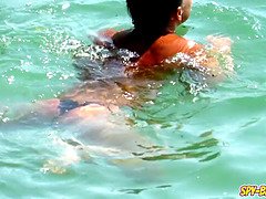 Strand, Bikini, Hd, Milf, Nackt, Nudist, Im freien, Spanner