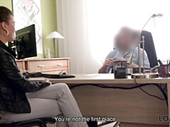 Sugar baby's public agent scene by Loan4k