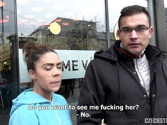 Bruinharig, Rondborstig, Tsjechisch, Europees, Hardcore, Geld, Gezichtspunt, Slet