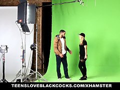 Hotline Bling Drake bangs blonde teen dancer in interracial hardcore clip