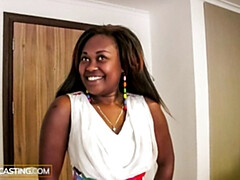 Grosse bite, Gros seins, Noire, Noir ébène, Hard, Fait maison, Interracial, Pov