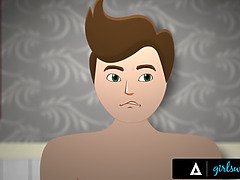Geschnappt, Behaart, Hd, Lesbisch, Lecken, Natürlichen titten, Muschi, Jungendliche (18+)