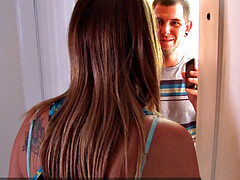 フェラチオ, 茶髪の, イく瞬間, チン, バック, 顔射, 自然山雀, ティーン