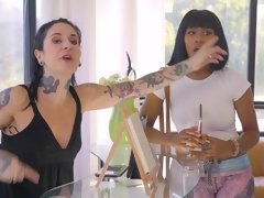 Culo, Morena, Ébano, Besar, Latina, Lesbiana, Masturbación, Coño