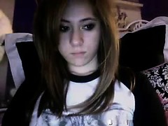 Leie, Braunhaarige, Europäisch, Masturbation, Solo, Netzkamera