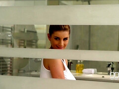 Grote mammen, Blond, Masturbatie, Speelgoed