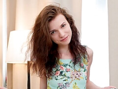 素人, ベッドルーム, 茶髪の, バック, 下着, 自然山雀, パンティ, ガリガリ