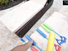 Tussi, Grosser schwanz, Blondine, Blasen, Besamung, Dildo, Hardcore, Masturbation