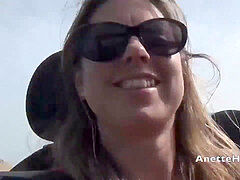 Sucer une bite, Tir de sperme, De plein air