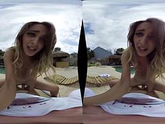 En tercera dimension, Chica, Rubia, Mamada, Pov, Realidad, Tetas