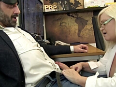 デカチン, デカパイ, フェラチオ, イギリス人, お婆さん, Hd, 熟年, 淫乱熟女