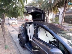 アジア人, デカ尻, デカパイ, フェラチオ, 巨大, ハメ撮り, オマンコ, 現実