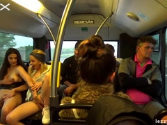 Kont, Aangekleed, Zoenen, Leer, Lesbisch, Natuurlijk, Openbaar, Kut duiken