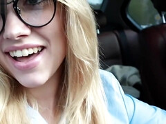 Arsch, Grosser schwanz, Blondine, Blasen, Handjob, Pov, Öffentlich, Russisch