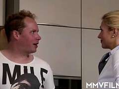 Grote mammen, Sperma shot, Erotisch, Europees, Duits, Hardcore, Ondergoed, Uniformpje