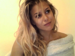 素人, ブロンド, 指いじり, 下着, オナニー, おもちゃ, ウェブカメラ