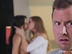 Schlafzimmer, Grosser arsch, Grosse titten, Blondine, Vollbusig, Pummelig, Muschi, Flotter dreier