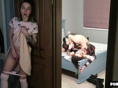 Schlafzimmer, Grosser arsch, Grosser schwanz, Braunhaarige, Natürlichen titten, Jungendliche (18+), Titten, Spanner