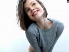 Amateur, Anal, Cul, Brunette brune, Doigter, Solo, Adolescente, Webcam