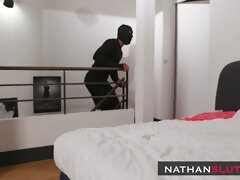 Blasen, Schwarz, Fingern, Hd, Latina, Lecken, Muschi, Titten