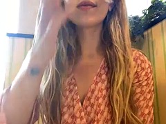 Amateur, Chica, Rubia, Masturbación, Al aire libre, Público, Tetas, Juguetes