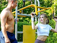 デカ尻, デカチン, デカパイ, フェラチオ, バック, ショートヘア, ガリガリ, ティーン