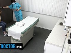 Hot Teen Offers Cunt To Horny Doctor In exchange for Prescription - Perv Doctor's Big Cock