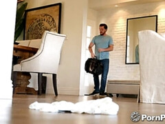 Pijpbeurt, Bruinharig, Sperma, Hardcore, Geschoren, Mager, Tiener, Tieten likken