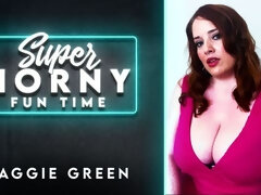 Grote mammen, Vingeren, Gapende, Handbeurt, Rijpe lesbienne, Roodharige vrouw, Alleen, Webcamera